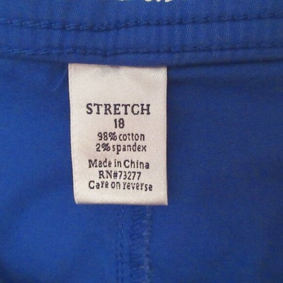 Croft & Barrow Bermuda Shorts Womens Size 18 Belted Stretch Secretly Slimming - Picture 8 of 11